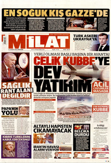 MİLAT 27 Kasım 2025 gazete manşeti