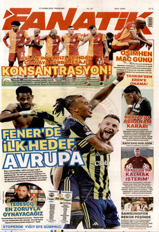 FANATİK 27 Kasım 2025 gazete manşeti