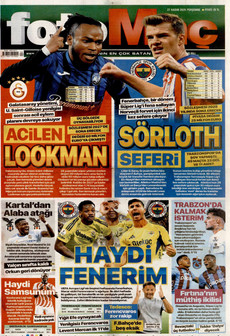 FOTOMAÇ 27 Kasım 2025 gazete manşeti