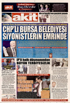 YENİ AKİT 9 Şubat 2026 gazete manşeti