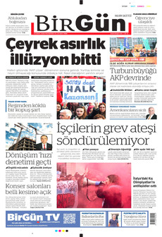 BİRGÜN 9 Şubat 2026 gazete manşeti