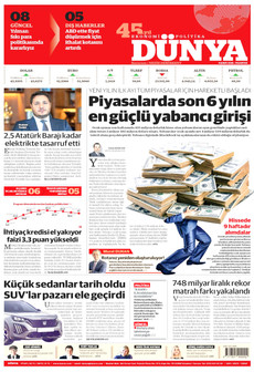 DÜNYA 9 Şubat 2026 gazete manşeti