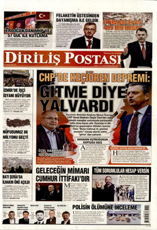 DİRİLİŞ POSTASI 10 Şubat 2026 gazete manşeti