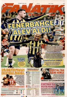 FANATİK 10 Şubat 2026 gazete manşeti