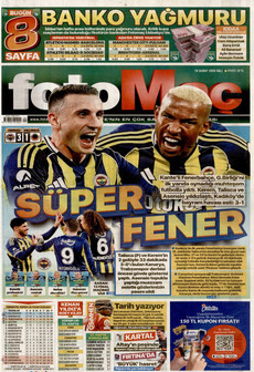 FOTOMAÇ 10 Şubat 2026 gazete manşeti