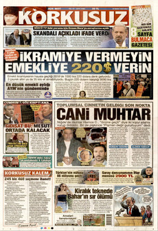 KORKUSUZ 10 Şubat 2026 gazete manşeti