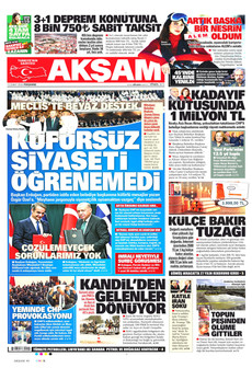AKŞAM 12 Şubat 2026 gazete manşeti