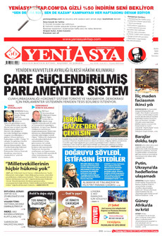 YENİ ASYA 15 Şubat 2026 gazete manşeti