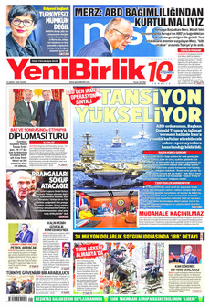 YENİBİRLİK 15 Şubat 2026 gazete manşeti