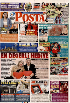 POSTA 15 Şubat 2026 gazete manşeti