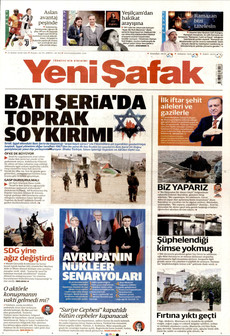 YENİ ŞAFAK 17 Şubat 2026 gazete manşeti