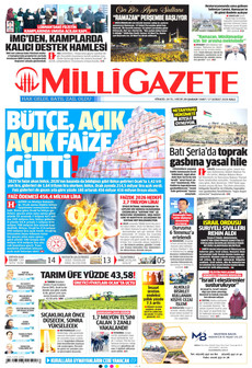 MİLLİ GAZETE 17 Şubat 2026 gazete manşeti
