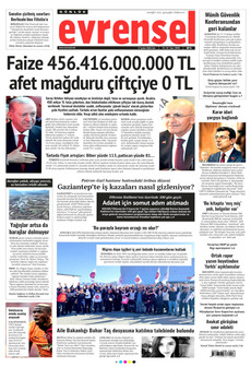 EVRENSEL 17 Şubat 2026 gazete manşeti