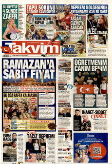 TAKVİM 17 Şubat 2026 gazete manşeti