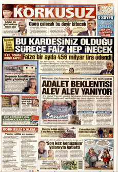 KORKUSUZ 17 Şubat 2026 gazete manşeti