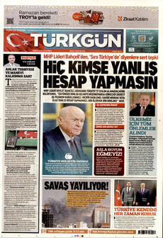 TÜRKGÜN 4 Mart 2026 gazete manşeti