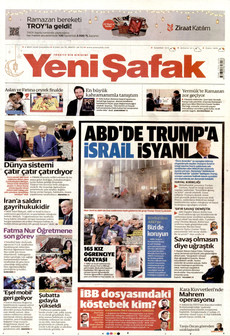 YENİ ŞAFAK 4 Mart 2026 gazete manşeti
