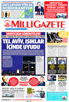 MİLLİ GAZETE 4 Mart 2026 gazete manşeti