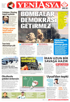 YENİ ASYA 4 Mart 2026 gazete manşeti