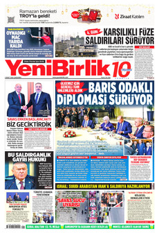 YENİBİRLİK 4 Mart 2026 gazete manşeti