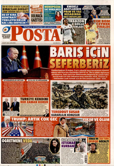 POSTA 4 Mart 2026 gazete manşeti