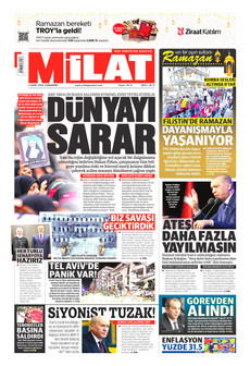 MİLAT 4 Mart 2026 gazete manşeti