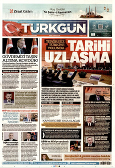 TÜRKGÜN 19 Şubat 2026 gazete manşeti