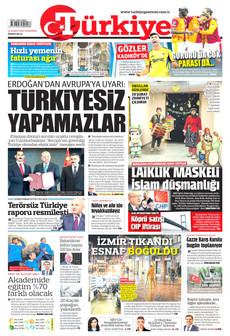 TÜRKİYE GAZETESİ 19 Şubat 2026 gazete manşeti
