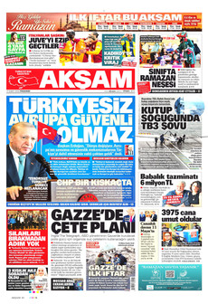 AKŞAM 19 Şubat 2026 gazete manşeti