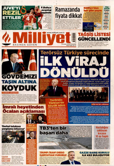 MİLLİYET 19 Şubat 2026 gazete manşeti