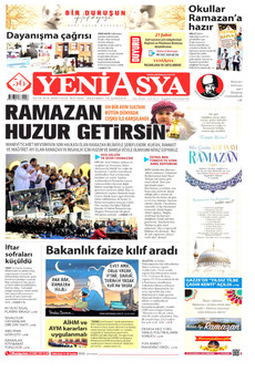 YENİ ASYA 19 Şubat 2026 gazete manşeti