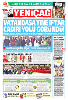 YENİÇAĞ 19 Şubat 2026 gazete manşeti