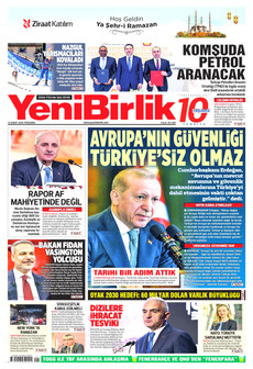 YENİBİRLİK 19 Şubat 2026 gazete manşeti