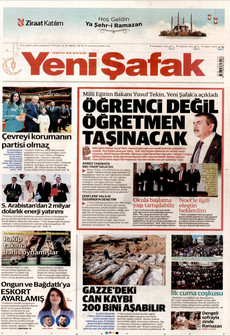 YENİ ŞAFAK 21 Şubat 2026 gazete manşeti