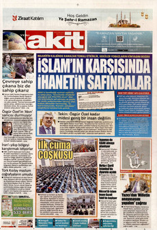 YENİ AKİT 21 Şubat 2026 gazete manşeti