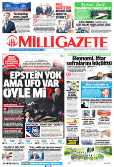 MİLLİ GAZETE 21 Şubat 2026 gazete manşeti