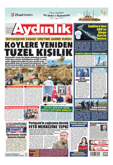 AYDINLIK GAZETESİ 21 Şubat 2026 gazete manşeti