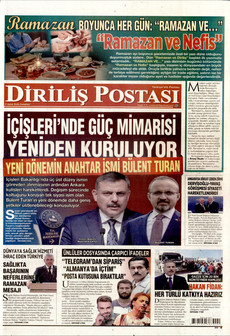 DİRİLİŞ POSTASI 21 Şubat 2026 gazete manşeti