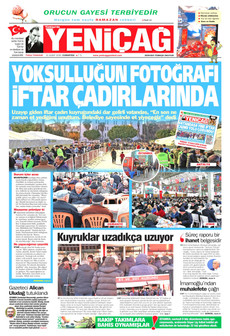 YENİÇAĞ 21 Şubat 2026 gazete manşeti
