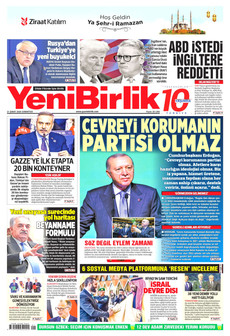 YENİBİRLİK 21 Şubat 2026 gazete manşeti