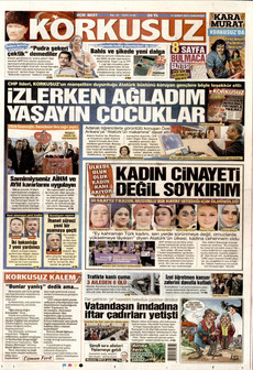 KORKUSUZ 21 Şubat 2026 gazete manşeti