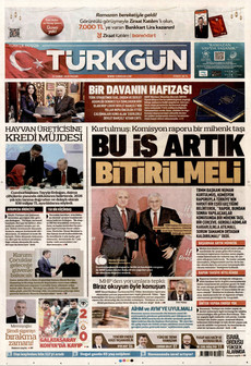 TÜRKGÜN 22 Şubat 2026 gazete manşeti