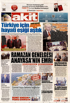 YENİ AKİT 22 Şubat 2026 gazete manşeti