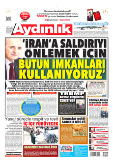 AYDINLIK GAZETESİ 22 Şubat 2026 gazete manşeti