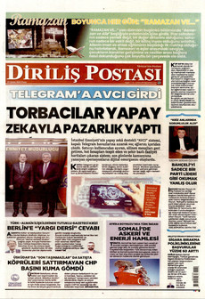 DİRİLİŞ POSTASI 22 Şubat 2026 gazete manşeti