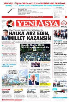 YENİ ASYA 22 Şubat 2026 gazete manşeti