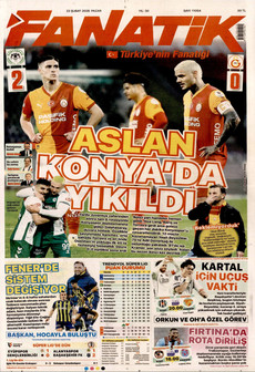 FANATİK 22 Şubat 2026 gazete manşeti