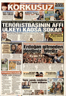 KORKUSUZ 22 Şubat 2026 gazete manşeti