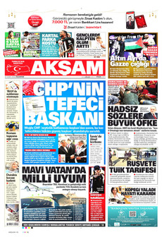 AKŞAM 23 Şubat 2026 gazete manşeti