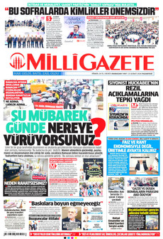 MİLLİ GAZETE 23 Şubat 2026 gazete manşeti